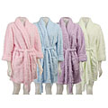 Aegean Apparel Women's Furry Bathrobe