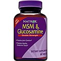 Natrol MSM/ Glucosamine Double Strength 500mg Tablets (Pack of 3 60-count ...