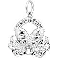 Sterling Silver 'Prosperity Fish' Charm