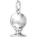 Sterling Silver Crystal Ball Charm