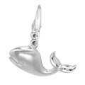 Sterling Silver Whale Charm
