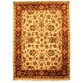 Sources of Turkish rug Hand Knotted Hand-knotted Suresh Ivory Rug (6' x 9')
