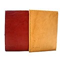 Kozmic Men's Leather Tri-fold Wallet With Two Center Zip Pockets