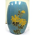 Floral Ocean Ceramic Garden Stool