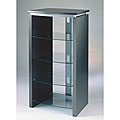 Metallic Grey Matte Lacquered Audio Rack