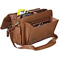 Bacara Deluxe Tan European Leather Laptop Case