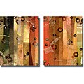 Aleah Koury 'Of This World X and XI' 2-piece Canvas Art Set