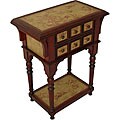 Instant info and tips on French antique desk Toile Chest/ End Table