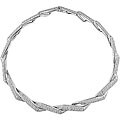 18k White Gold 10 5/8ct TDW Diamond Swirl Necklace (GH, I1)