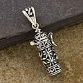 Sterling Silver 'Prayer Box' Long Pendant (Thailand)