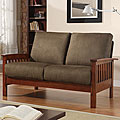 Hills Collection Oak and Olive Loveseat