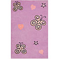 Hand-tufted Kids' Butterfly Rug (4' x 6')