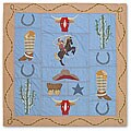 Cowgirl Cotton Shower Curtain