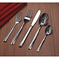 Lorenzo 'Ruby-GS' 72-piece Mirror/ Gold Finish Flatware Set
