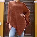 Alpaca Wool 'Autumn Splendor' Poncho (Peru)