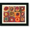 Wassily Kandinsky 'Farbstudie Quadrate, 1913' Framed Art Print