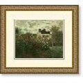 Monet 'Artist's Garden at Argenteuil' Framed Art Print