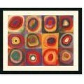 Wassily Kandinsky 'Farbstudie Quadrate' 1913 Framed Art Print