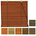 Burnt Bamboo 60-inch Roll-up Window Shade (China)