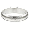 Sterling Essentials Sterling Silver 7-inch Hand-Engraved Bangle Bracelet (15mm)