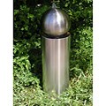 Stainless Steel 10-inch Gazing Ball Lighted Fountain
