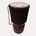 Handmade Tall Bongo Drum (Ghana)