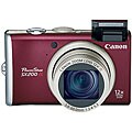 Canon PowerShot SX200 IS 12MP Red Digital Camera