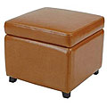 Jonathan Flip-top Saddle Ottoman