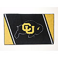 Set of 2 Colorado Buffalos Logo Rugs (1'8 x 2'8)