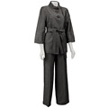 Sharagano Women's Platinum Melange Pant Suit