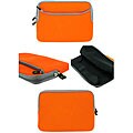 Mini Laptop Orange Dual-pocket Case