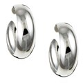 Sterling Essentials Sterling Silver 30-mm Wedding-band Hoop Earrings