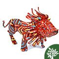 Painted Tin Lion (Zimbabwe)