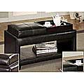 Vanity Storage Bench with Flip-top Tray