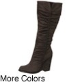 MIA Women's 'Biscuit' Tall Wedge Boots