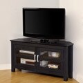 Black Cordoba 44-inch Wood Corner TV Console