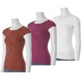 Ci Sono by Adi Junior's Ruched Fine-gauge Rib Sweater