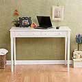 Highland 2-drawer White Writing Desk