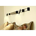 Silver Cordless Overhead Dual Reading Lamp