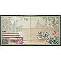 Silk 'Lush Garden' Painting (China)