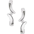 10k White Gold Diamond Hoop Earrings (I-J, I2-I3)