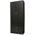 Black 2-door Wardrobe