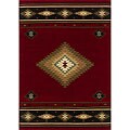 Red/ Black Rug (6'7 x 9'6)
