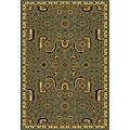 Del Rock assessment Blue/ Green Runner Rug (1'10 x 7'6)