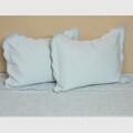 Coventry Pale Blue Matelasse Quilt Set
