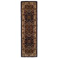 Hand-tufted Black Oriental Wool Rug (2'3 x 8')