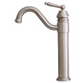 Geyser Brushed Nickel Bathroom Vessel Faucet