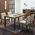 Glen Cream Fabric Dining Chairs (Set of 2)
