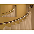 Curved 59 to 62-inch Shower Curtain Rod 