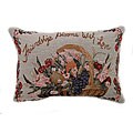 Friendship Basket Tapestry Throw Pillows (Set of 2)